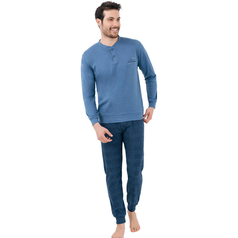 Pigiama uomo Il Granchio GP4006 caldo cotone interlock