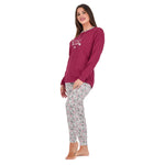 Pigiama donna serafino caldo cotone karelpiù KF5059