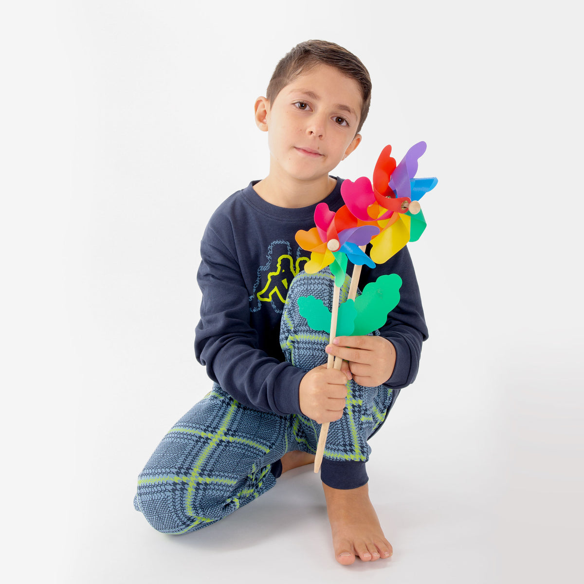 Pigiama bambino Kappa 21277Y caldo cotone navy