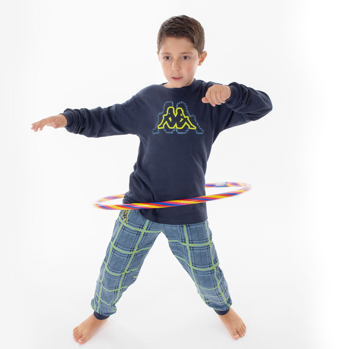Pigiama bambino Kappa 21277Y caldo cotone navy