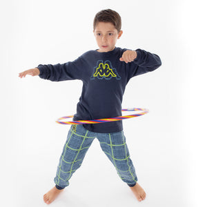 Pigiama bambino Kappa 21277Y caldo cotone navy