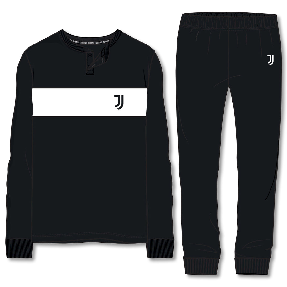 Pigiama ufficiale Juventus bambino uomo in caldo cotone 1120