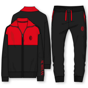 Tuta ufficale AC Milan bambino uomo in cotone felpato 1085