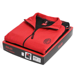 Tuta ufficale AC Milan bambino uomo in cotone felpato 1085