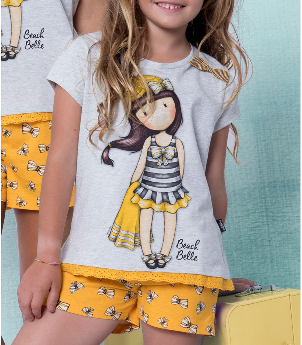 Pigiama bambina Santoro Gorjuss 54460 estivo in cotone