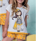 Pigiama bambina Santoro Gorjuss 54460 estivo in cotone