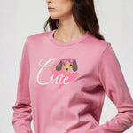 Pigiama donna caldo cotone Pompea bassotti
