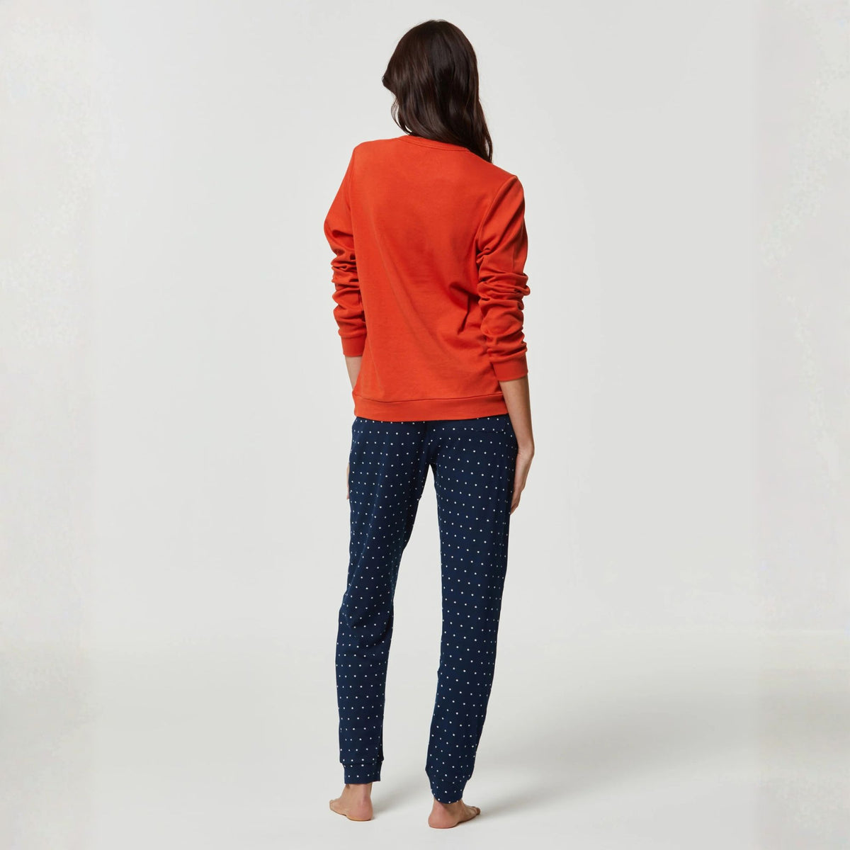 Pigiama donna con pecorella caldo cotone Pompea sheep