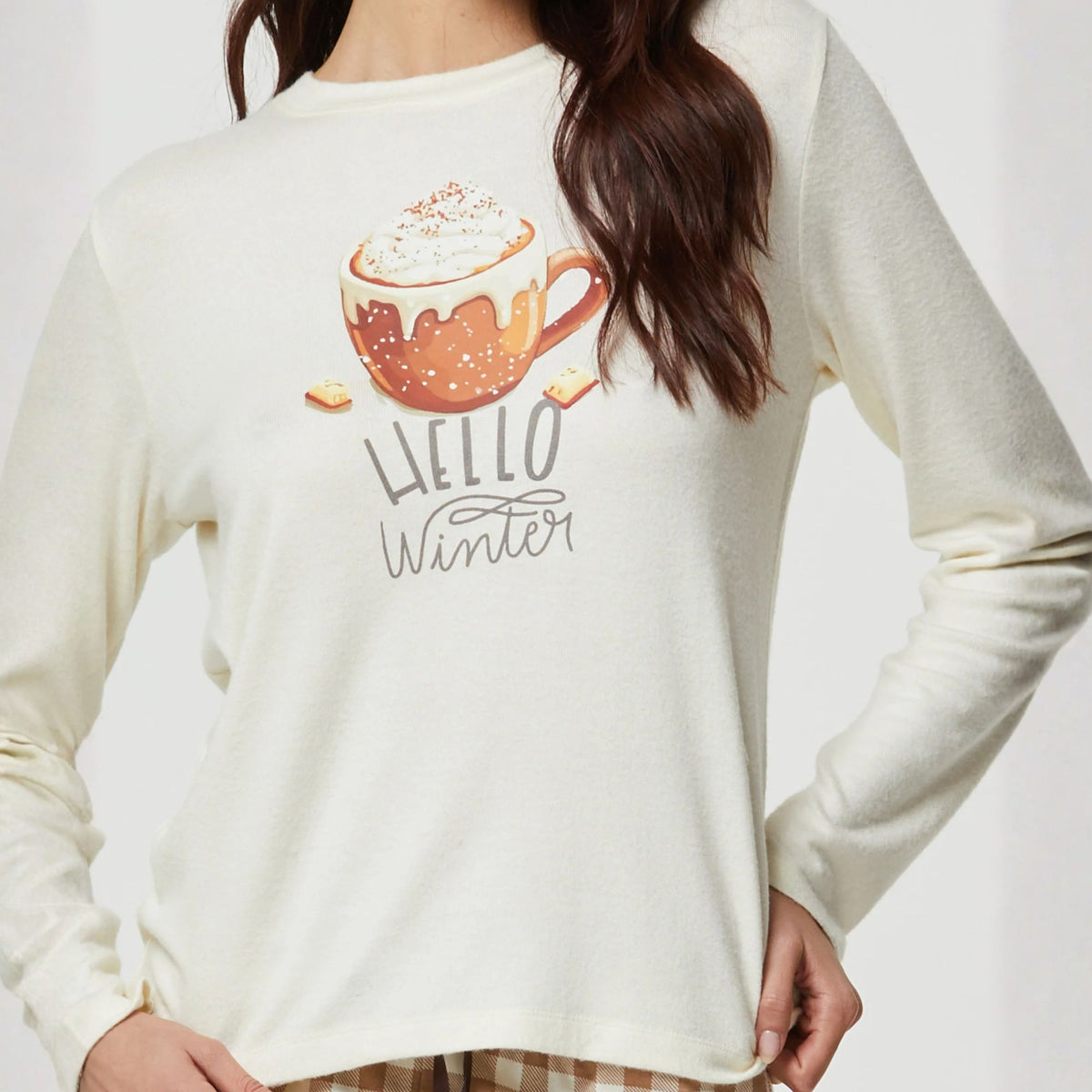 Pigiama donna in caldo cotone Pompea winter
