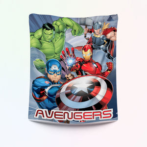 Plaid Avengers in caldo coral blanket stampa supereroi Marvel