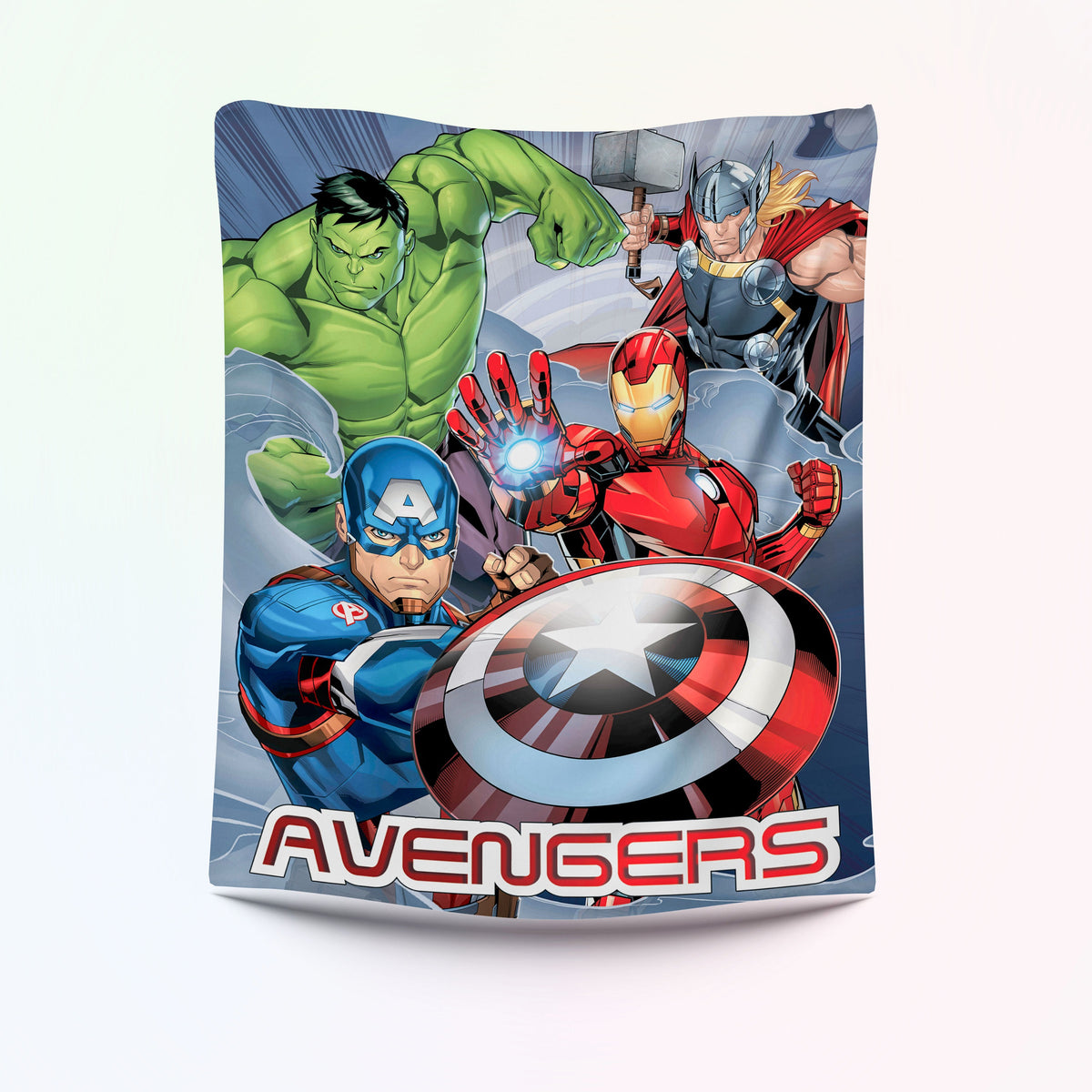 Plaid Avengers in caldo coral blanket stampa supereroi Marvel