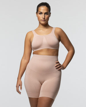 Guaina comfort size curvy modellante con gamba Pompea