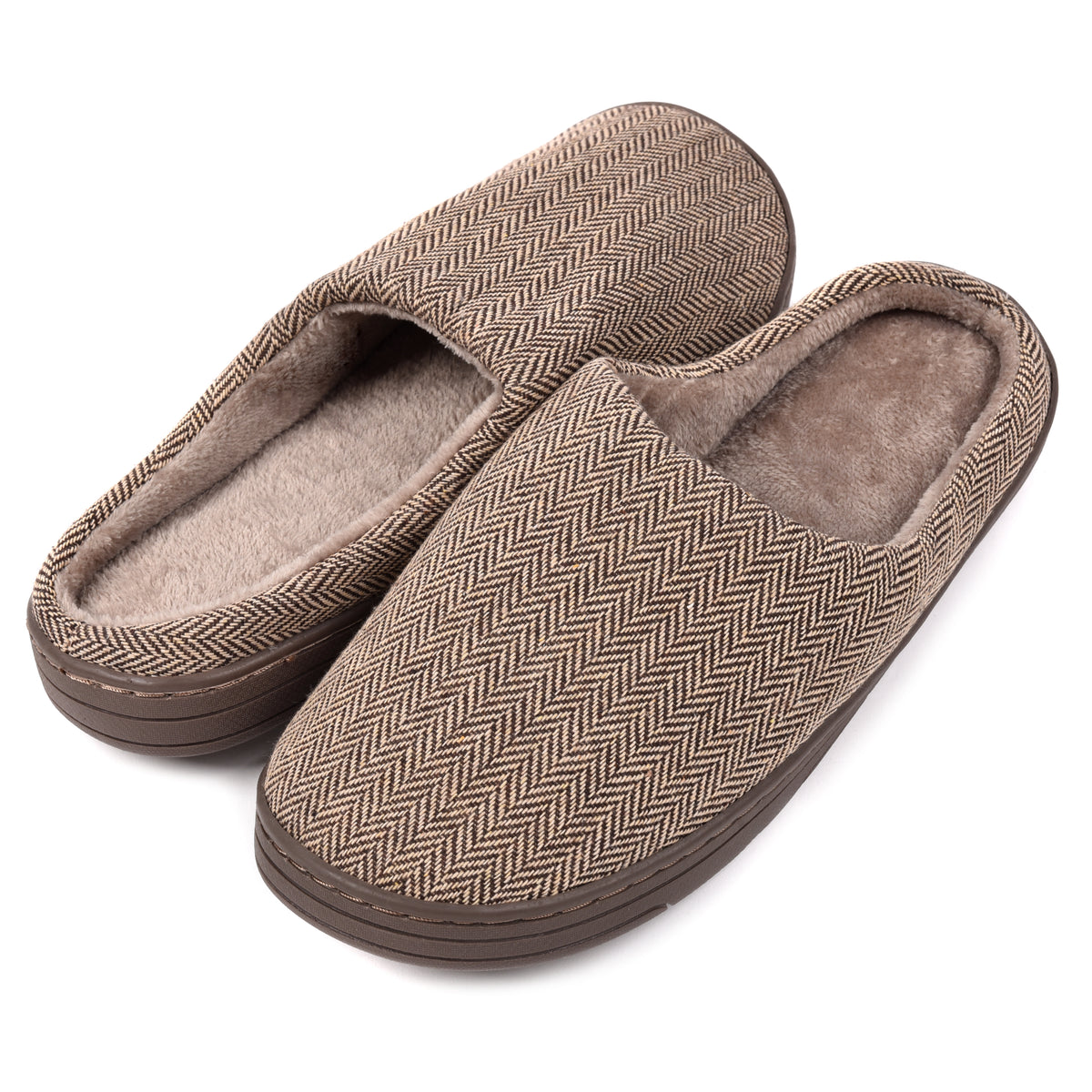 Pantofole uomo invernali antiscivolo calde Preziosa 0021 marrone