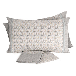 Lenzuola Preziosa letto cotone singolo matrimoniale Alba dis. 52
