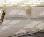 Lenzuola flanella calda rombi beige Soffice D13