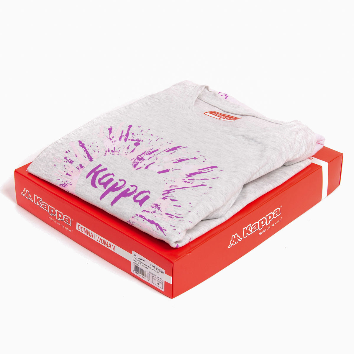 Pigiama Kappa donna cotone estivo KWS 22960 grigio