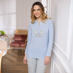 Pigiama donna scollo serafino punto milano Irge PTD76