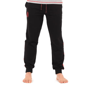 Pantaloni tuta Uficiale AC Milan 100% cotone nero