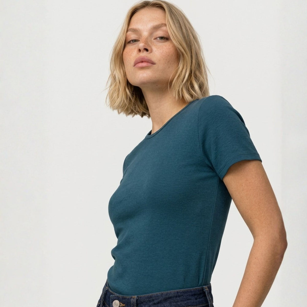 Maglietta donna con girocollo Thermo Cotton Ragno D274A7