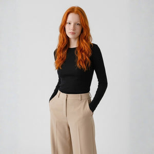 Maglia donna in ecocotton calda e soffice Ragno D274AB