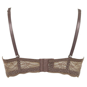 Reggiseno fascia super push up Lormar double extra pizzo