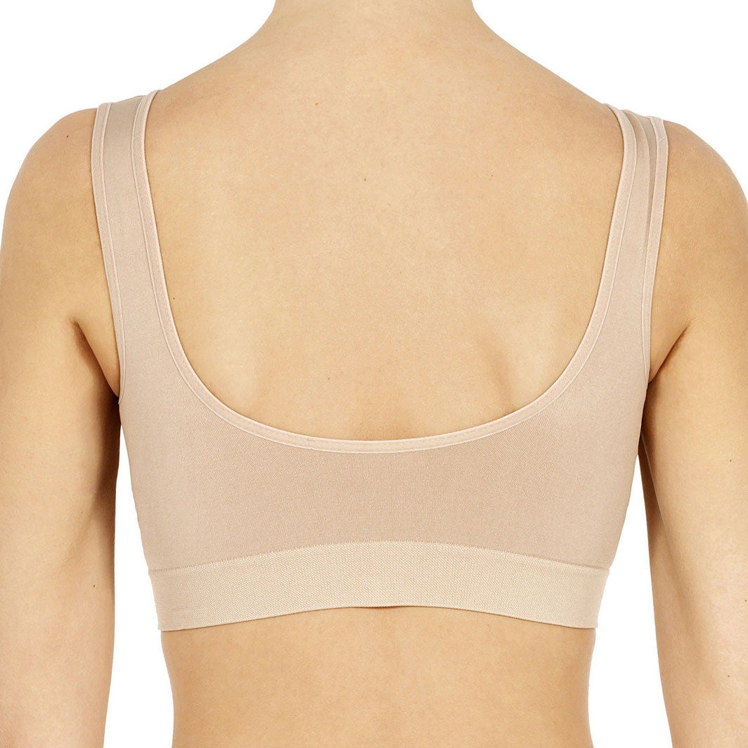 Brassiere Pompea Wellness spalla larga in microfibra