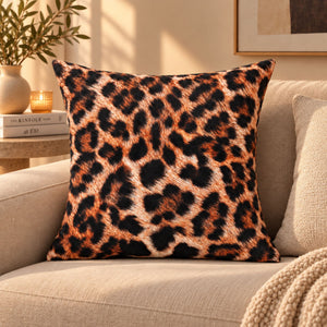 Cuscino d'arredo leopardato + anima Riviera maila AG0997