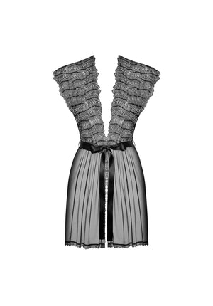 Kimono sexy vestaglia pizzo e tulle trasparente Obsessive Romanesa