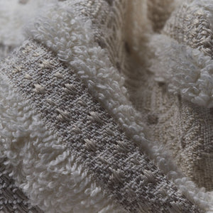 Vingi set asciugamani viso + ospite cotone Rubino panna