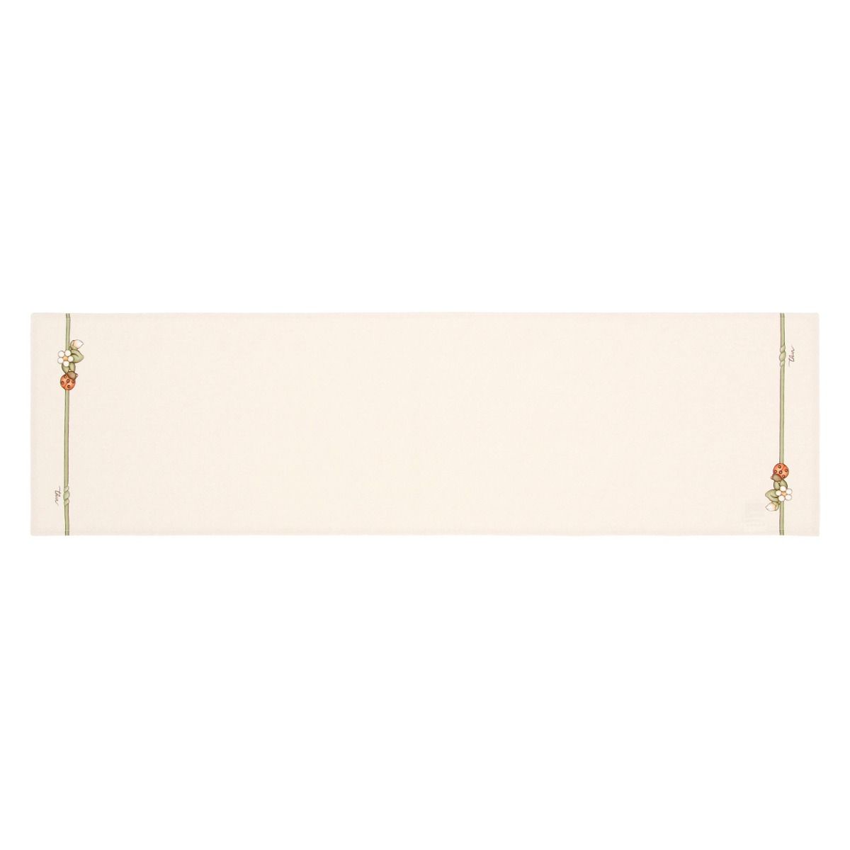 Runner in 100% cotone con coccinella portafortuna Thun Country Bloom