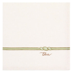 Runner in 100% cotone con coccinella portafortuna Thun Country Bloom