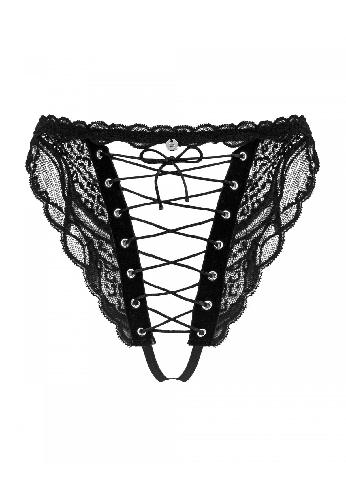 Perizoma intimo sexy aperto stringhe e pizzo Obsessive Sedila