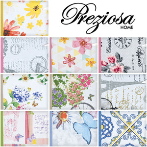 Set cucina 3 pezzi strofinaccio + guanto + presina Calisè S05 Preziosa