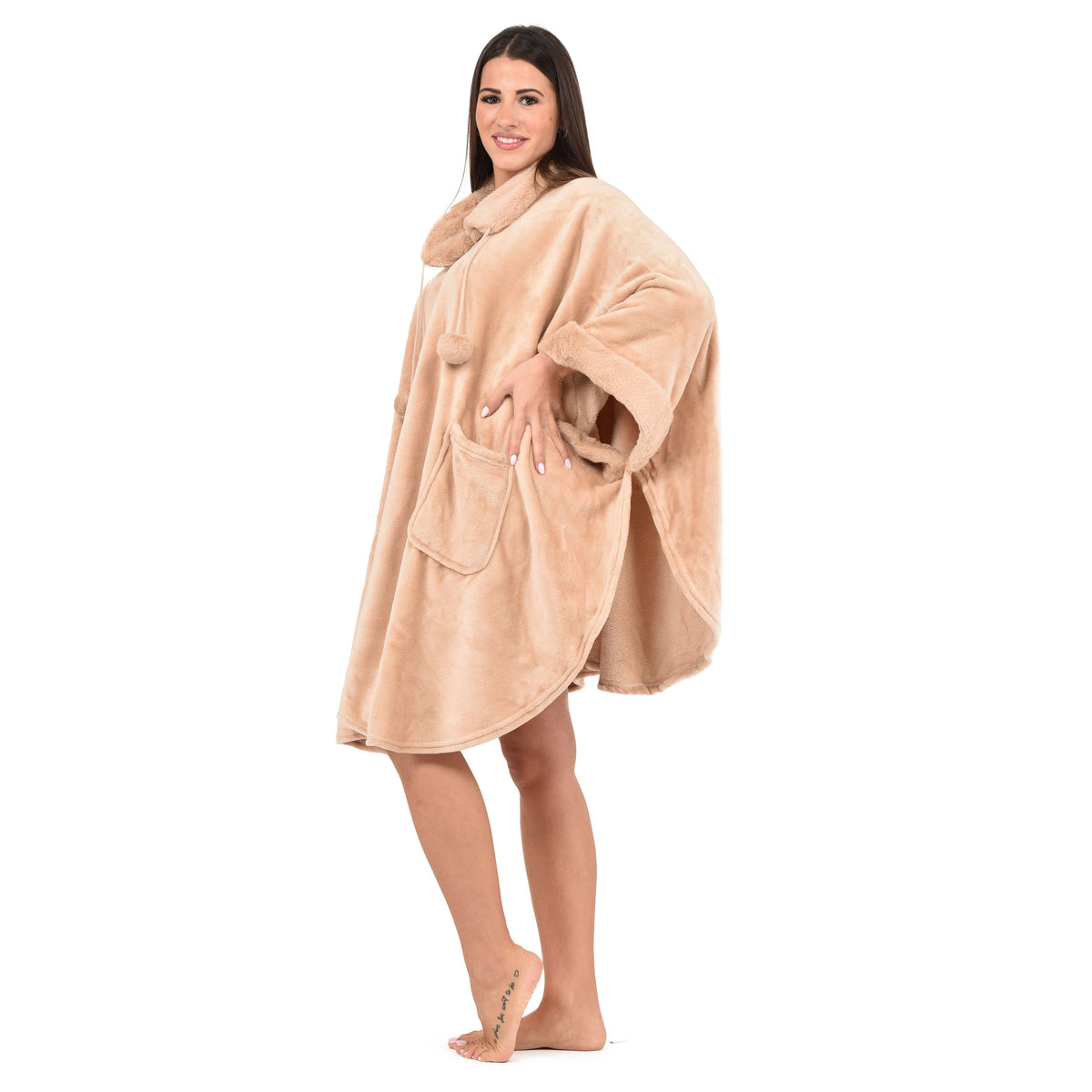 Mantella donna giacca flannel caldissimo Irge MI 1453