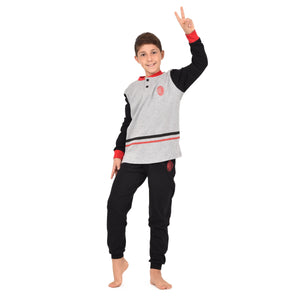 Pigiama bambino AC Milan in caldo cotone T20 1015