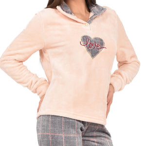 Pigiama donna caldo soffice flannel Irge 1940
