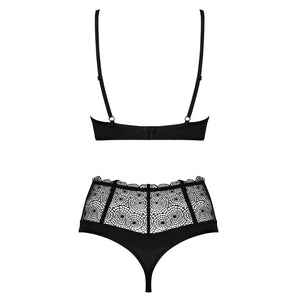 Sexy set Obsessive Sharlotte reggiseno+perizoma vita alta 2 pz