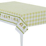 Tovaglia quadri verde acido twill di cotone Sommaruga Siesta B