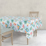 Tovaglia per la tavola fiori colorati twill di cotone Sommaruga Siesta E