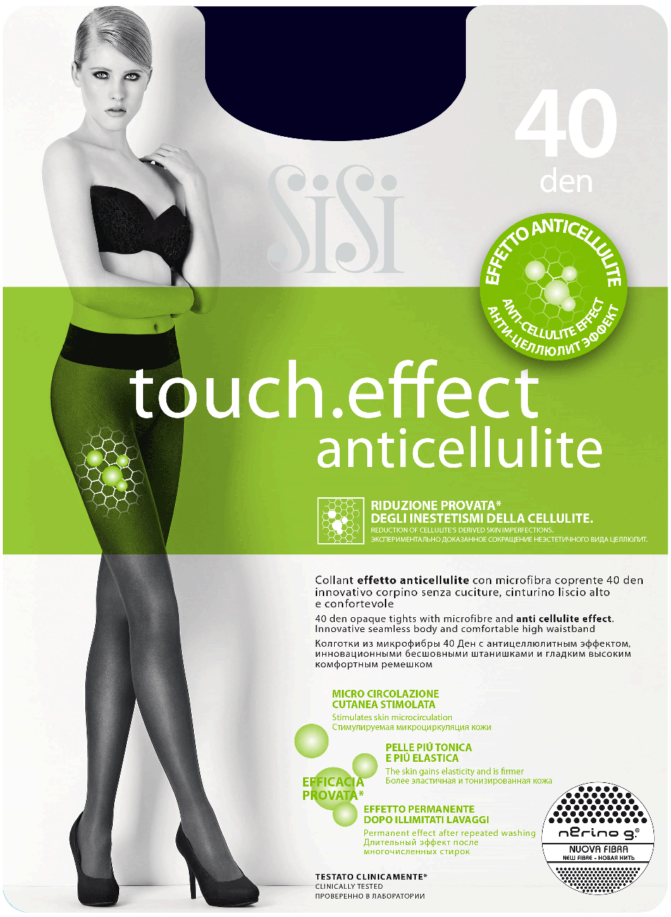 Collant Sisi Touch Effect 40 denari anticellulite coprente