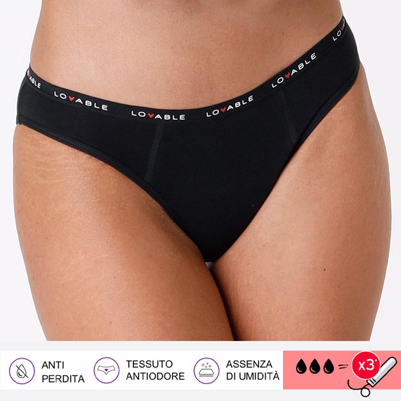 Slip da ciclo flusso abbondante Lovable in cotone L0AY9-L0DPJ