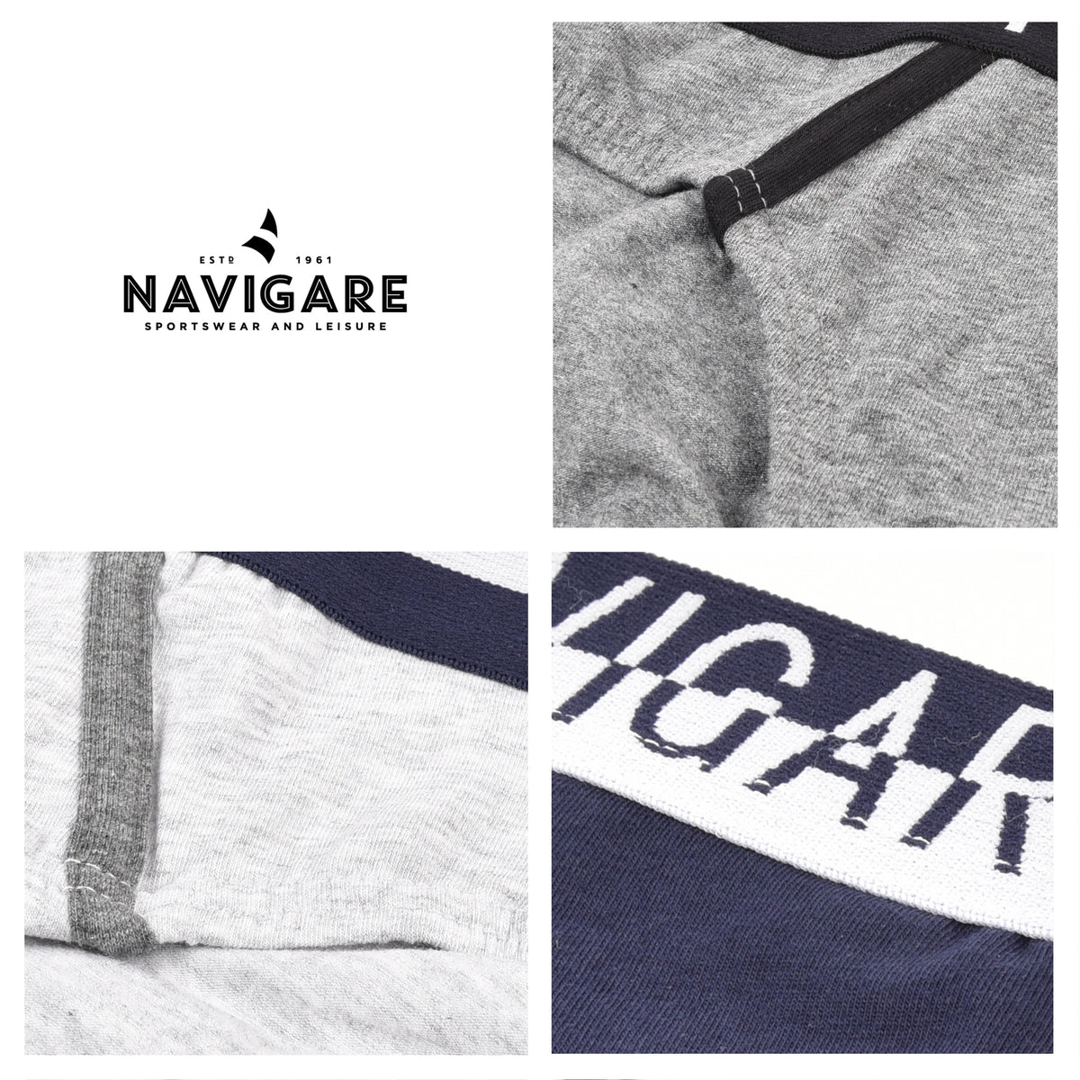 Slip Navigare uomo B21243Z elastico logato 3 pezzi
