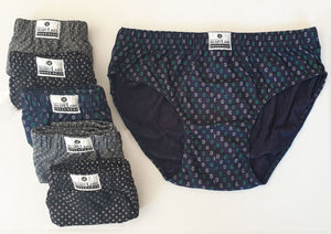 Slip uomo Marc Luis 454 scuri a fantasia cotone 6 pezzi