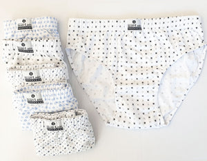 Slip uomo Marc Luis 453 bianco a fantasia cotone 6 pezzi