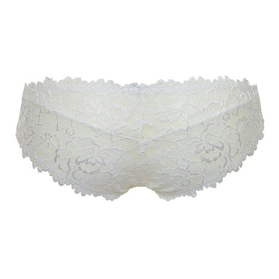 Slip donna sposa Lormar palladium in pizzo floreale
