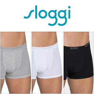 Boxer da uomo Sloggi short basic cotone 2 pezzi