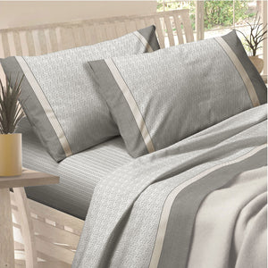 Completo letto lenzuola flanella Preziosa Soffice D21