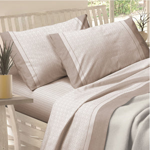 Completo letto lenzuola flanella Preziosa Soffice D21