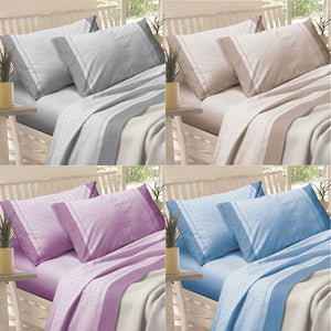 Completo letto lenzuola flanella Preziosa Soffice D21