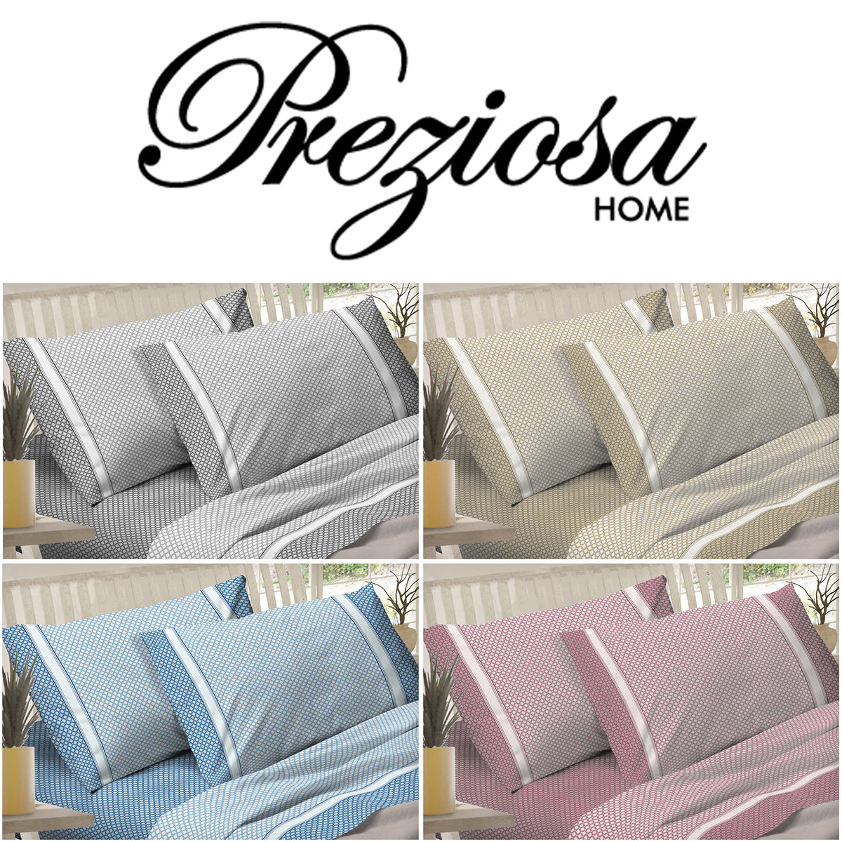 Lenzuola Preziosa letto flanella Soffice dis.19